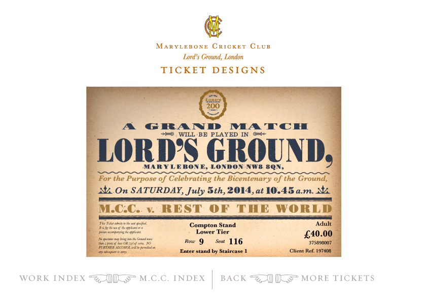 possibly best ticket designer in the world